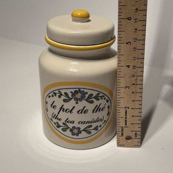 Vintage French The Tea Canister Marsten-Mandrajji for Sigma La Lecon de Francis - Picture 5 of 9